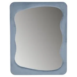 Specchio arredo da muro 70x90 cm, carta da zucchero, More Amor