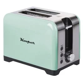 Tostapane vintage, 2 aperture, 780-930W, acquamarina, Kooper