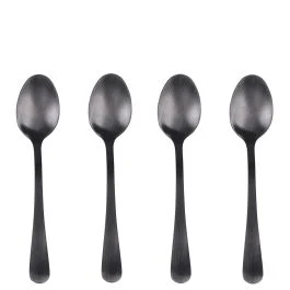 Set 4 cucchiaini nero satinato, 5Th Avenue Sibilla