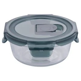Contenitore ermetico tondo 390 ml in vetro, SìChef