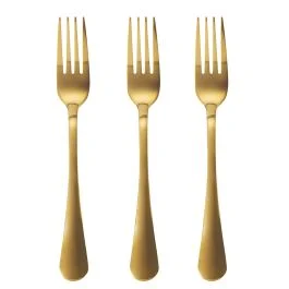 Set 3 forchette oro lucido, 5Th Avenue Sibilla