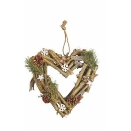 Natural Christmas Fuoriporta cuore