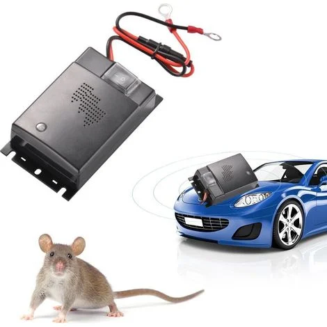 [MAI UTILIZZATO]Dispositivo anti-topi a ultrasuoni per auto, unità di difesa dai roditori a risparmio energetico a ultrasuoni, repellenti anti-topi per auto FDC