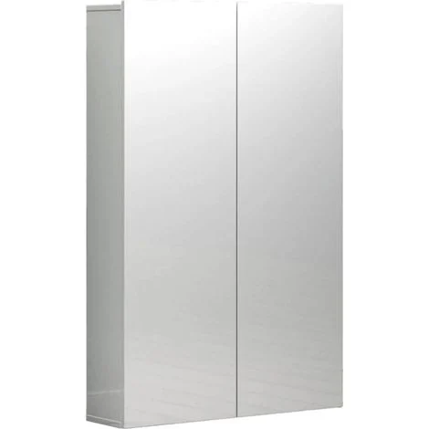 Armadio Multiuso 2 Ante Unicorno, 5 Ripiani, 2 Ante Made in Italy, 19x115h cm Bianco