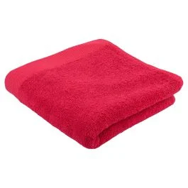 Asciugamano in morbidissimo cotone 50x100 cm, magenta, Sibilla