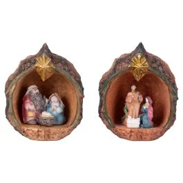 Natività in guscio di noce, 9,5x9x11cm, Santa's House
