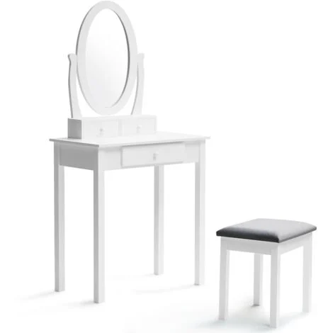 Toeletta con specchio e sgabello BETTY
