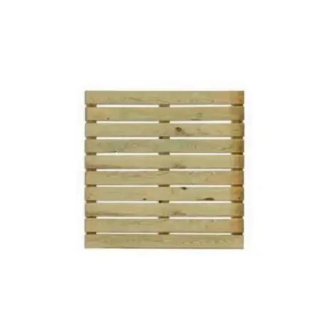 Mattonella da esterno in legno 100x100 cm KIWI per Terrazzo e Giardino