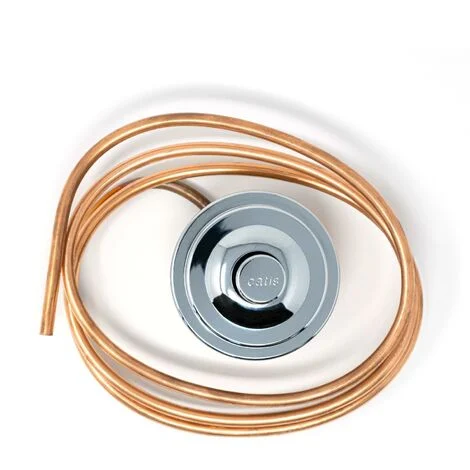 Pulsante con tubetto 145 cm per scarico wc catis d1030