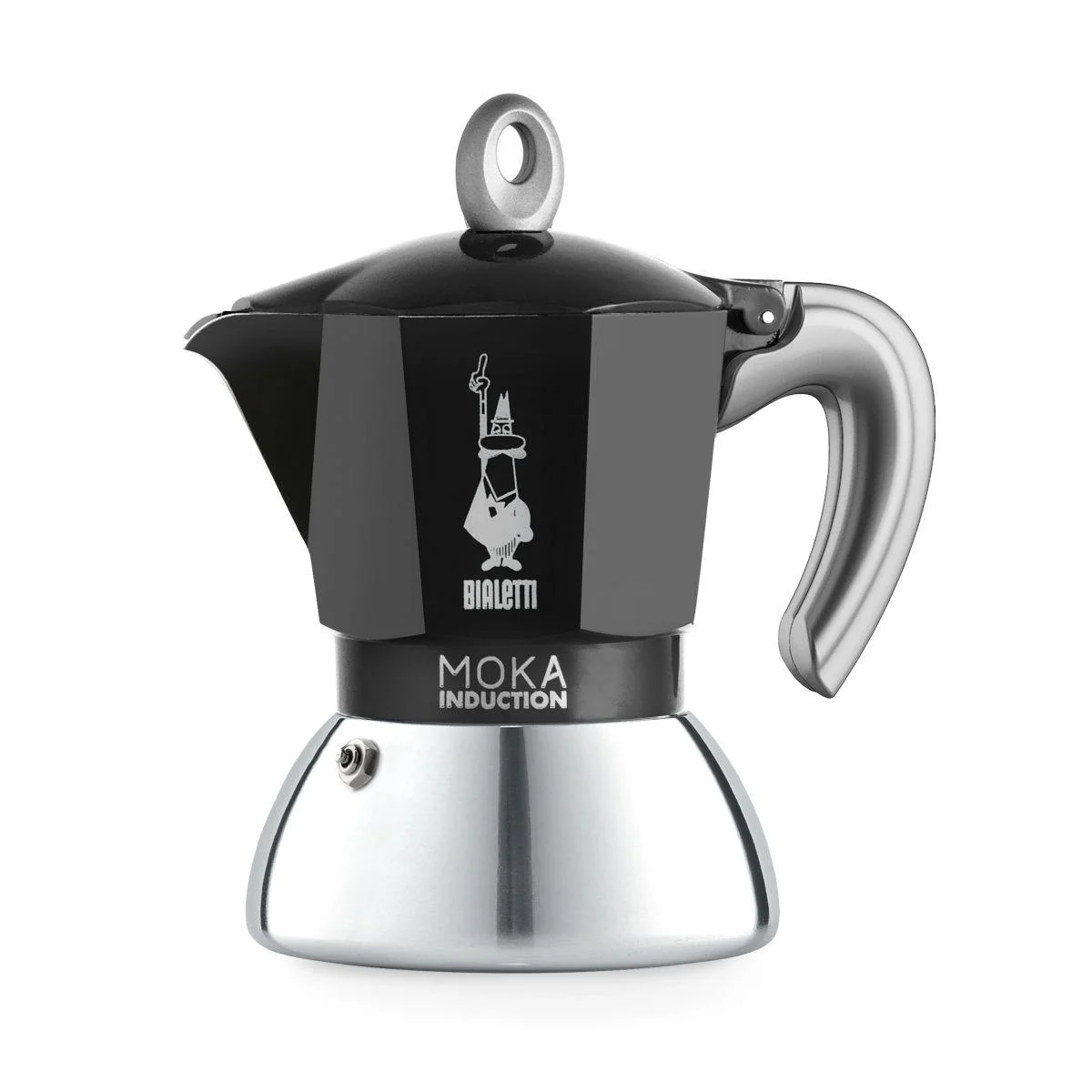 Caffettiera Moka Bialetti 6 Tazze Induzione Nera
