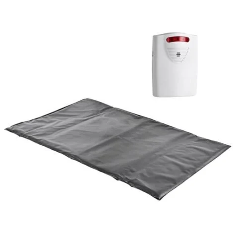 PENTATECH Tappetino di allarme senza fili TMF01 Nero 95 dB 33621
