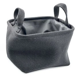 Grigio Cesta quadrata piccola 21x21x14 cm