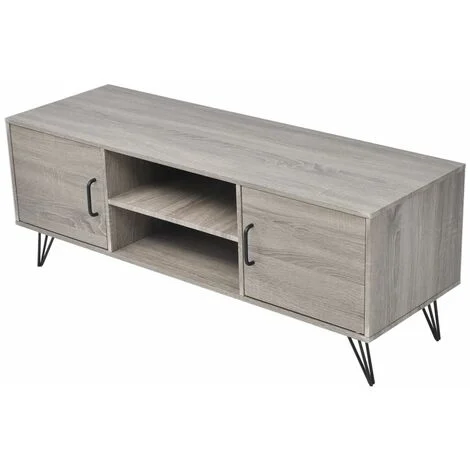 vidaXL Mobile Porta TV 120x40x45 cm Grigio