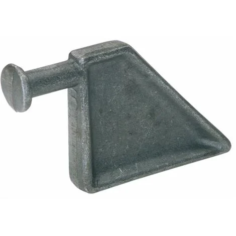 Piantone forgiato per chiusura a blocco delle sponde di rimorchi lungo 130mm Ø 24mm