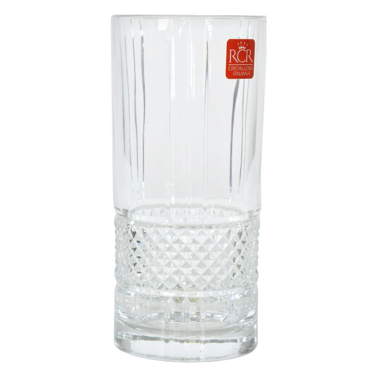 Bicchieri Vetro Set pz.6 Acqua RCR Brillante ml.370