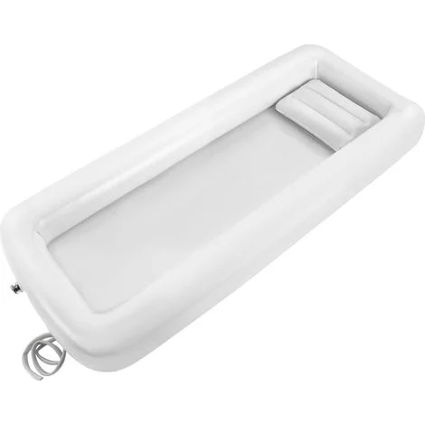 Vasca da bagno pieghevole gonfiabile Vasca da bagno indipendente, set gonfiabile vasca da bagno in PVC per adulti, grande vasca da bagno indipendente , per doccia, per anziani, disabili e donne incint