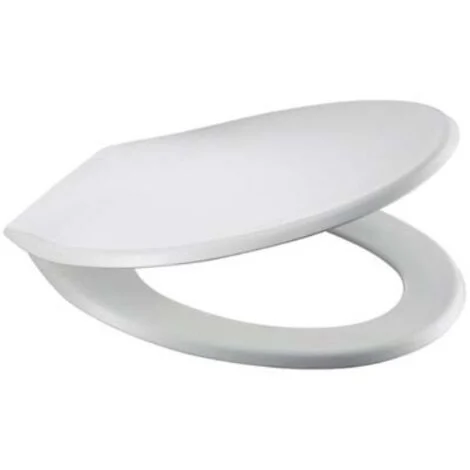 Sedile wc s12 carrara e matta termoplastica bianco cm 37x44 Carrara&matta