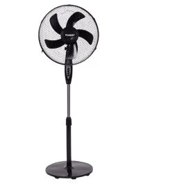 Ventilatore a piantana 5 pale Ø 40cm 50W, nero, Kooper