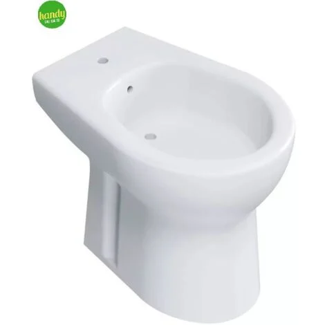 Bidet a terra in ceramica bianca serie orchidea BARBOTTINA