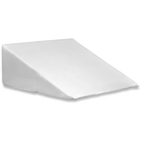 Cuscino Guanciale Letto Modello Cuneo Anallergico Sfoderabile, misuraCuscino CuneocoloreBianco