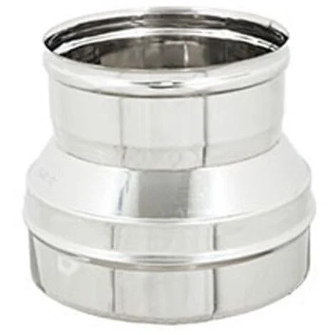 RIDUZIONE INOX PER CANNE FUMARIE Diam. M 130-F 100