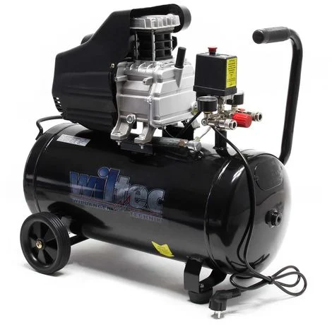 Wiltec Compressore d’aria serbatoio da 50L 1500W 2CV 212l/min 2850 giri/min