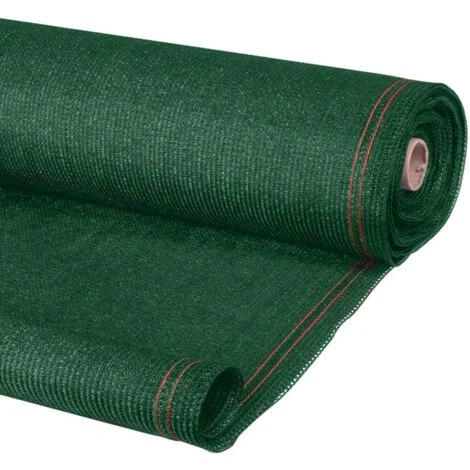 Rete ombreggiante 2x10m, telo rotolo per recinzione giardino 220g/m², verde