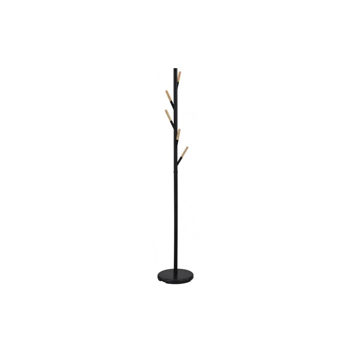 Appendi Abiti Metallo Nero Naturale cm.173