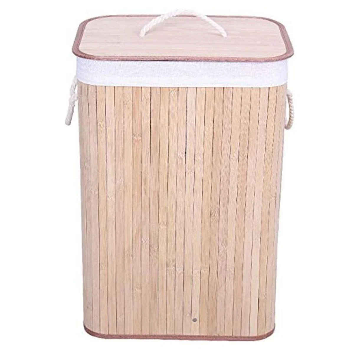 Cesto Bamboo Portabiancheria Natural cm.40x30x60