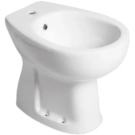 Bidet a terra per anziani in ceramica bianca AMBRA BATHROOM