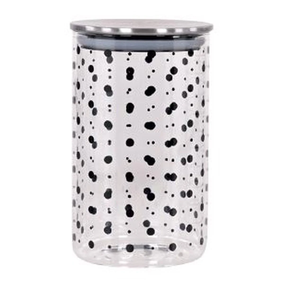 Barattolo Vetro Deco' Pois Lt.1