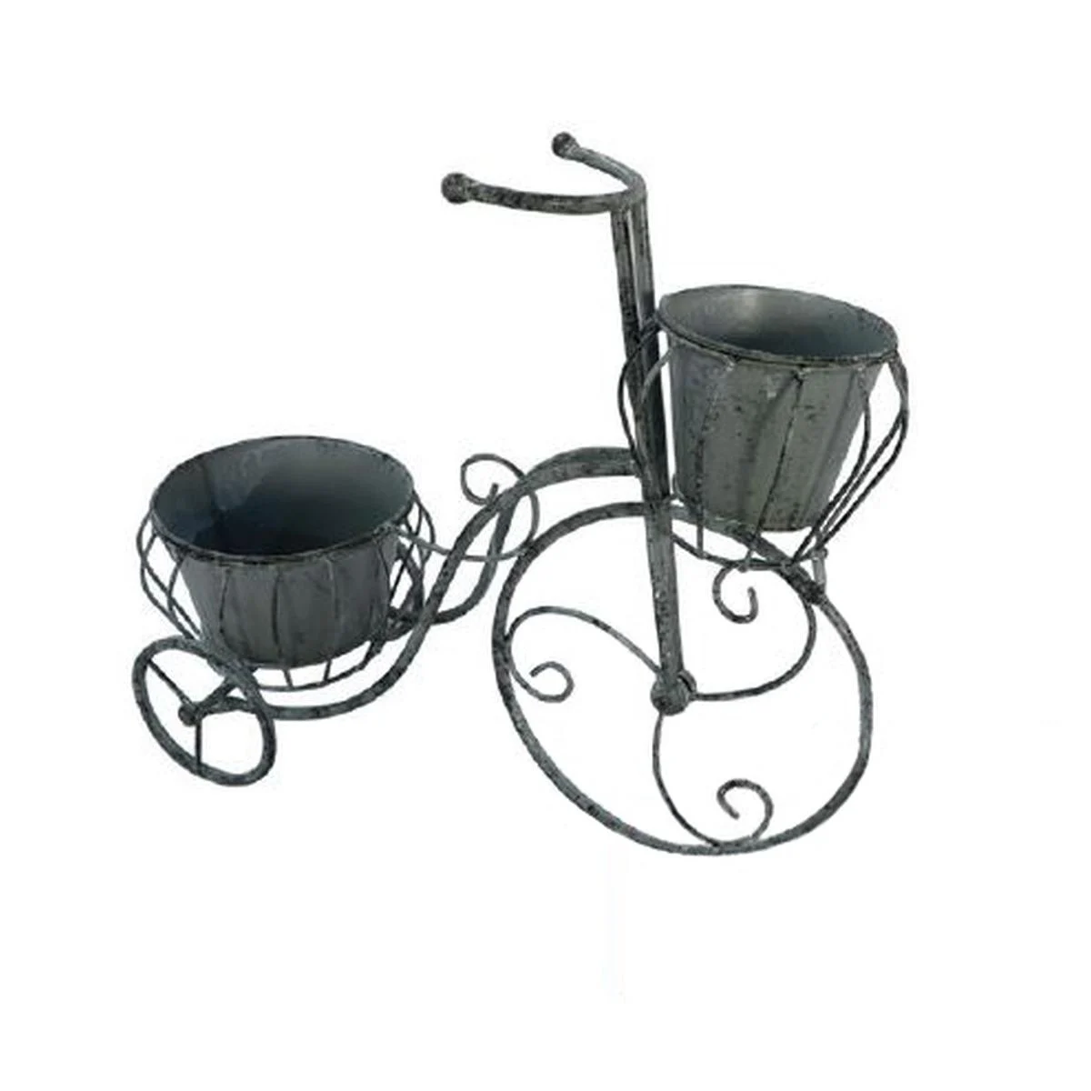 Portavaso Metallo Bici 2 Posti cm.49x19x39