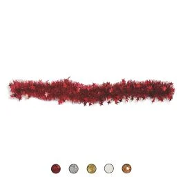 Festone natalizio, Ø 9x200 cm, decorazione stelle, Santa's House