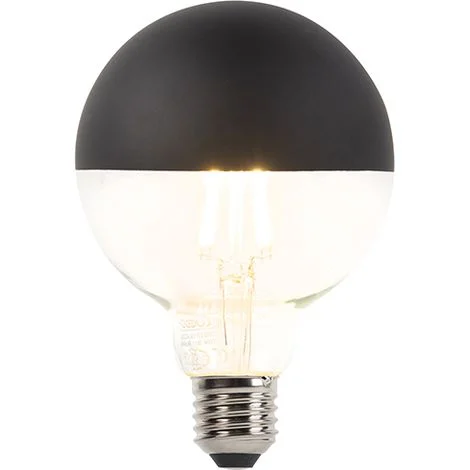 QAZQA Lampadina a filamento LED E27 dimmerabile con riflettore a