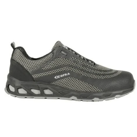 SCARPE ANTINFORTUNISTICHE LAVORO BASSE SCARPA COFRA WATT GREY S1 P SRC TG 37