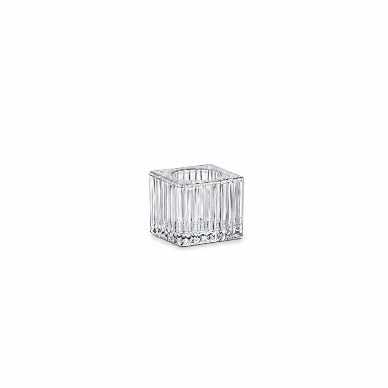 Ad Trend Portacandela in Vetro 4 x 4 Cm H 4 Cm – Ideale Bomboniera ed Eventi