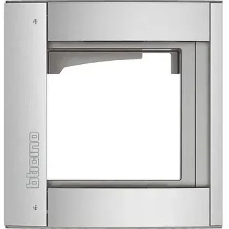 BTICINO 350211 - Telaio Supporto Con Cornice 1 Modulo Sfera New Finitura Allmetal