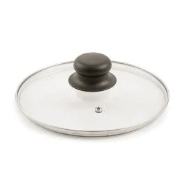 Coperchio Ø28 cm in vetro temperato, pomello in bakelite, SìChef