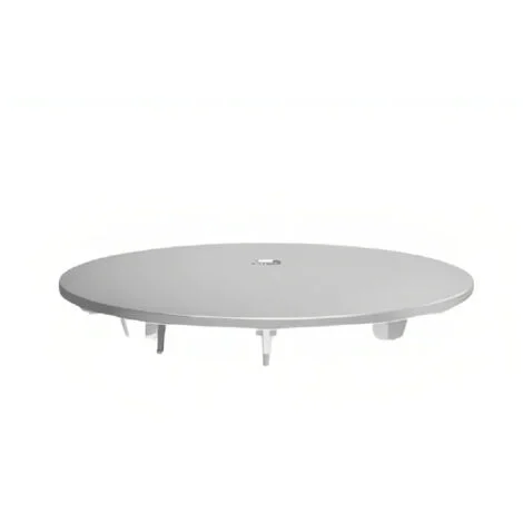 Coperchio cromato per filtro doccia, diametro 112 mm per foro da 90 mm, per SANIT 823/90-60