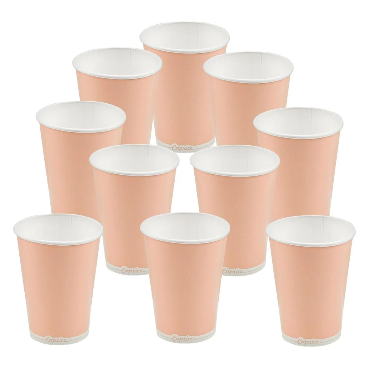 Bicchiere carta rosa cc 200 10 pz