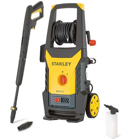 Stanley Idropulitrice SXPW25 ad Alta Pressione, per Auto ed Esterni Casa (2500 W, 170 bar, 500 l/h)