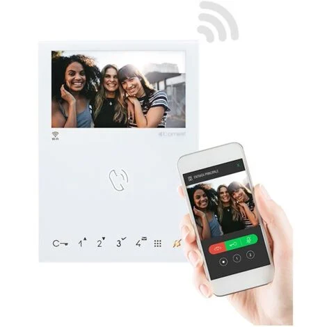 Monitor mini a colori vivavoceWI-FI. SBTOP COMELIT