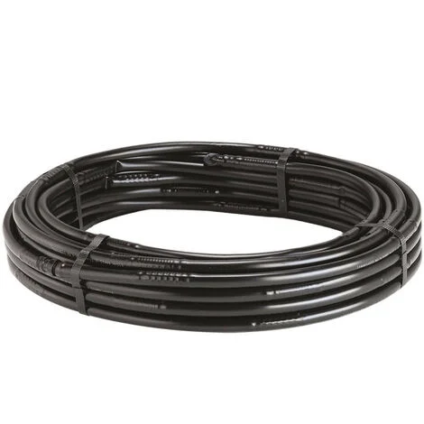 Claber Tubo gocciolante 25 m autocompensante 2,1 l/h, ala gocciolante nero da 1/2" (13-16 mm) per irrigazione a goccia