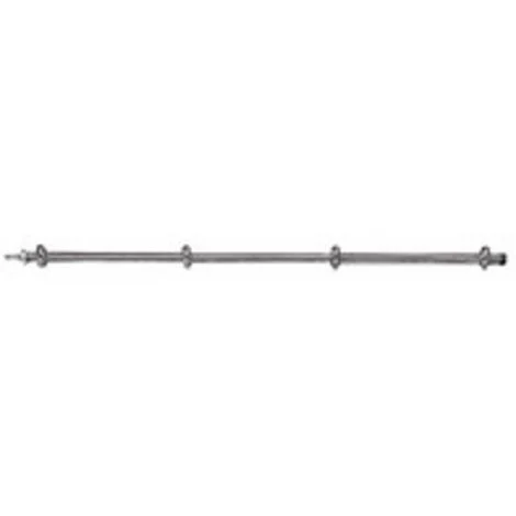 Asta diserbo in acciaio inox 4 porta getti 1000mm