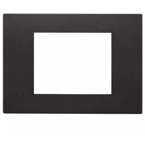 VIMAR 30653.02 - Placca 3M - Nero - Linea