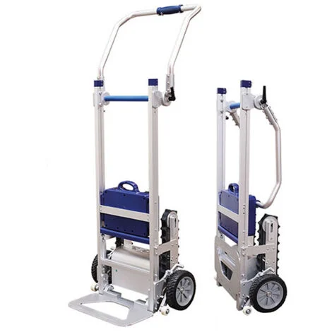 Carrello elettrico saliscale pieghevole e compatto - 380x210mm - Carico 105kg - DCE105