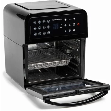127112764_1.webp FORNO FRIGGITRICE AD ARIA 12L LUCIFER MELCHIONI FAMILY CON RIPIANI 1800W