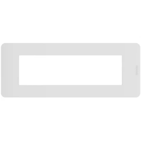 Placca 7 Moduli White Bianco Serie MatixGo