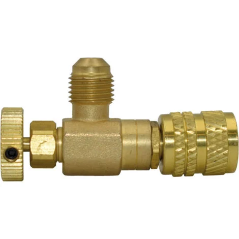 Valvola di chiusura "shut off" modello 1/2" ACME F sx x 5/16" SAE M per R32 17.134