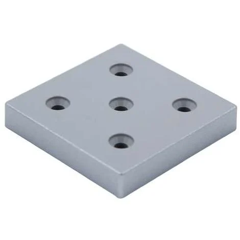 Piedino Quadro Grigio Mm.60X60 H.Mm.10